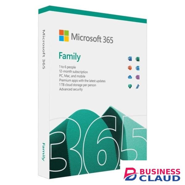 Microsoft Office 365 Family 1YR 6 Users