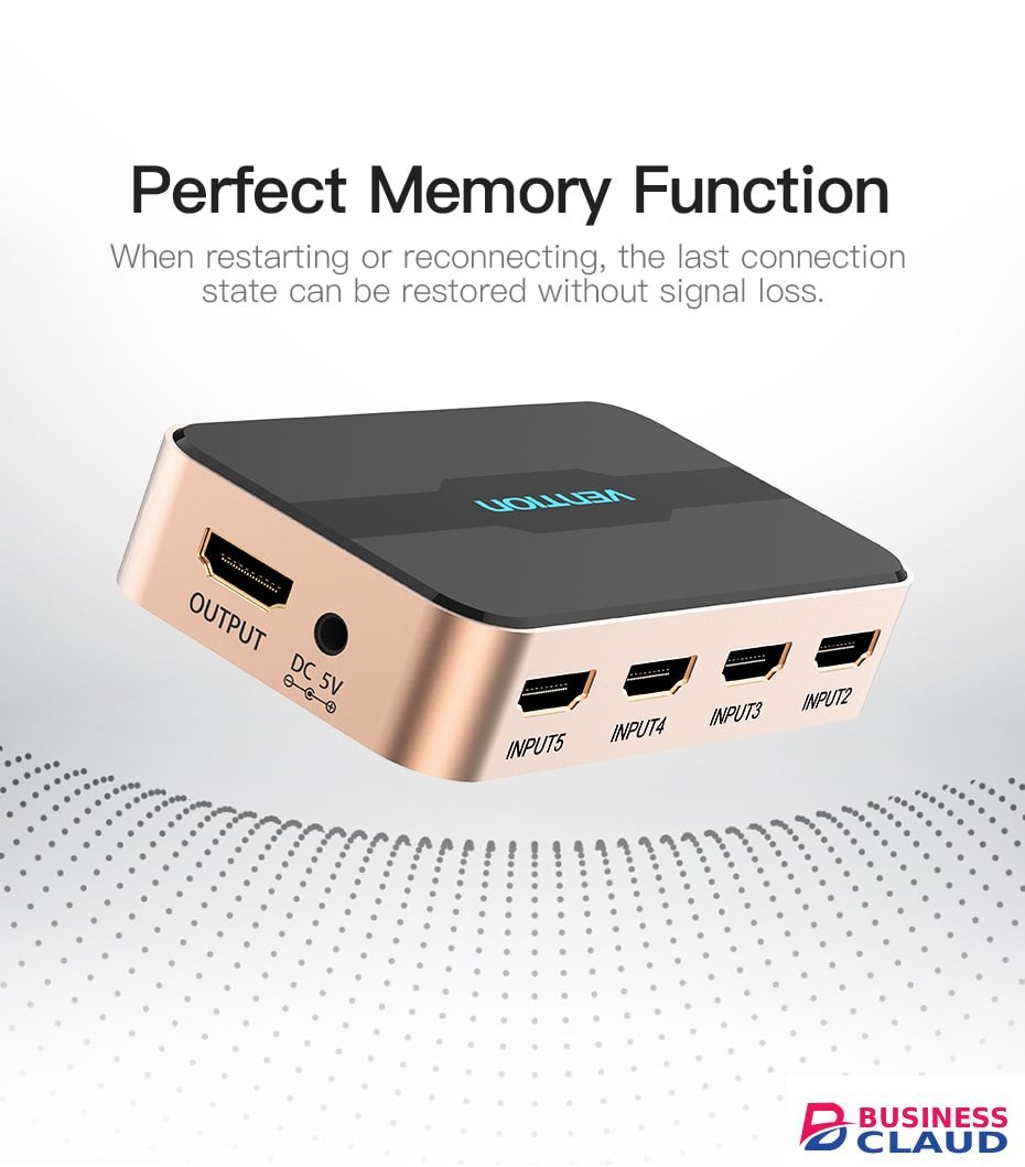 Vention 5 in 1 HDMI Switch