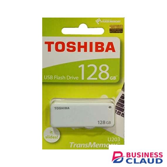 Toshiba USB_Hayabusa 2.0_White 128GB Flash Disk