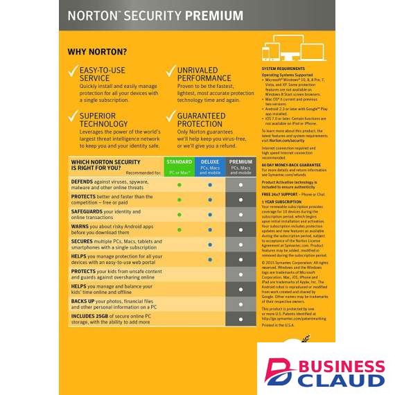 Norton security premium 10 user Antivirus