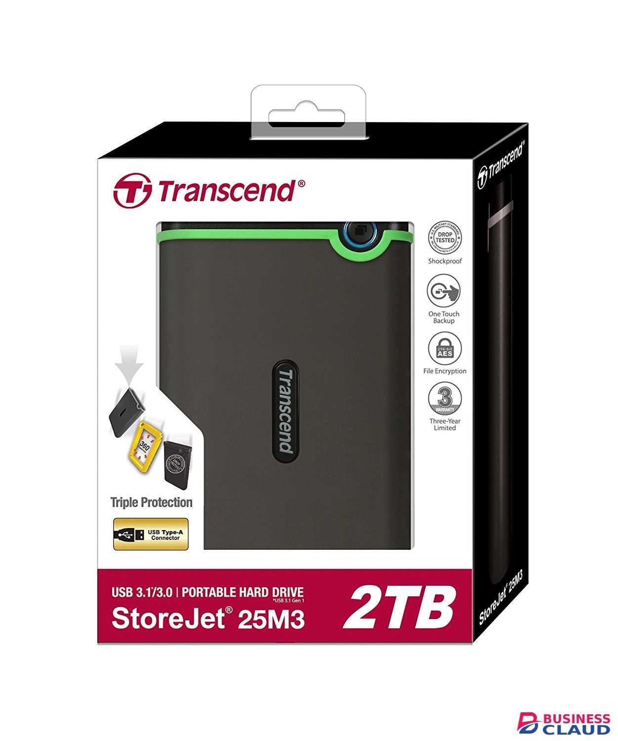 Transcend 2TB 2.5" USB 3.1 External HardDisk