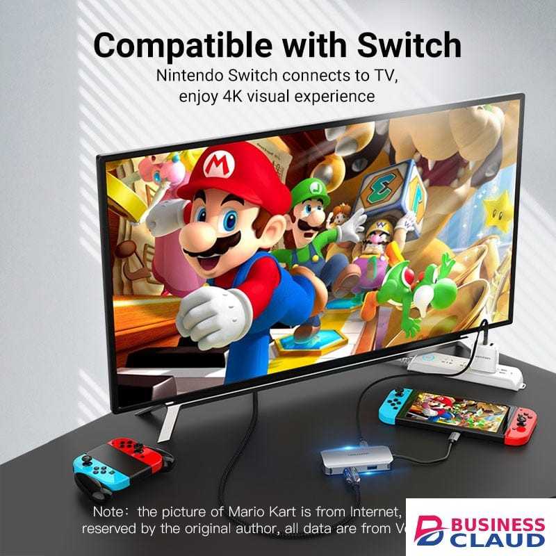 Vention USB C to 4 in 1 Multifunction Docking Station