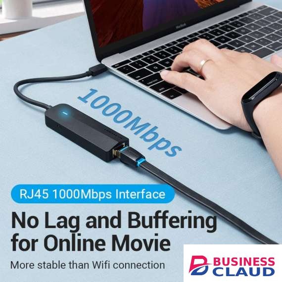 Vention USB C 5 in 1 Gigabit Network Hub