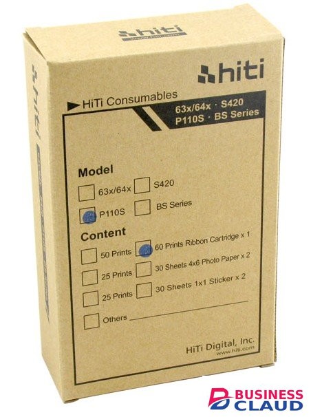 HiTi P110s Printer Paper & Ribbon Kit