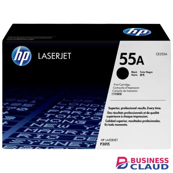 HP CE255A 55A Black Original LaserJet Toner Cartridge