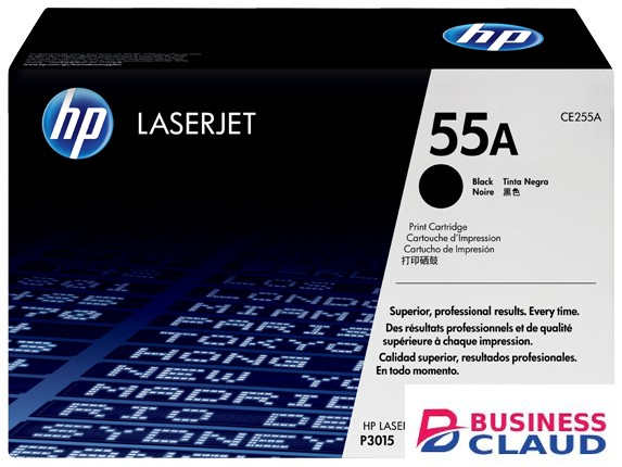 HP CE255A 55A Black Original LaserJet Toner Cartridge