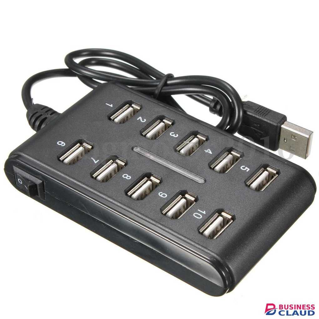 10 port USB 2.0 Hub