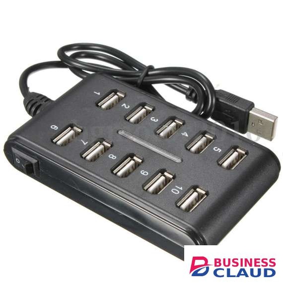 10 port USB 2.0 Hub