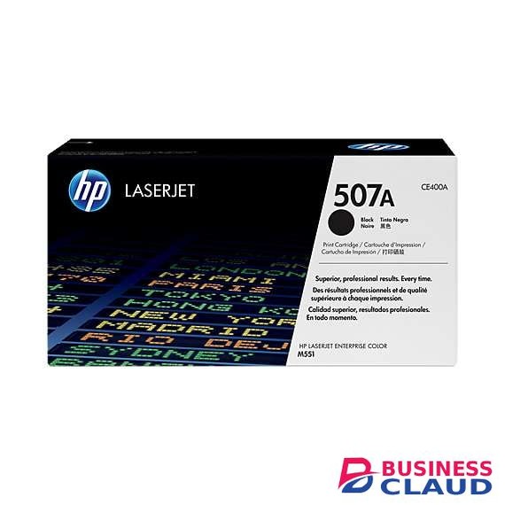 HP CE400A 507A Black LaserJet Toner Cartridge