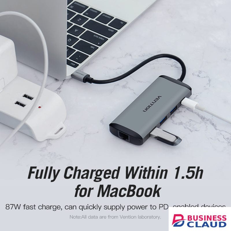 Vention USB C 8 in 1 Multifunction Docking Station