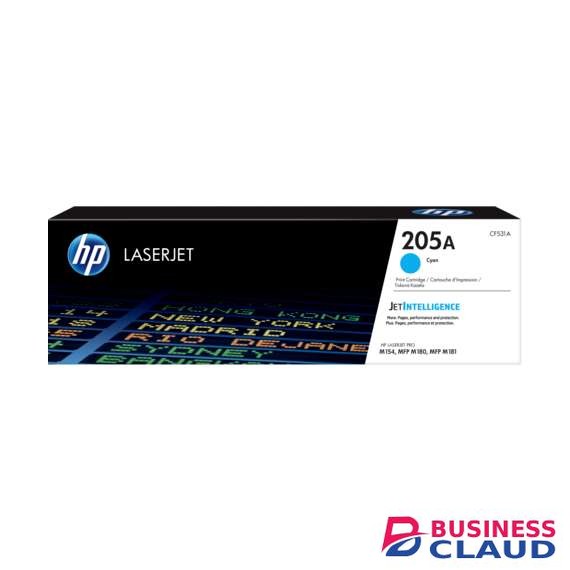 HP CF531A 205A Cyan Original LaserJet Toner Cartridge