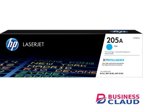 HP CF531A 205A Cyan Original LaserJet Toner Cartridge
