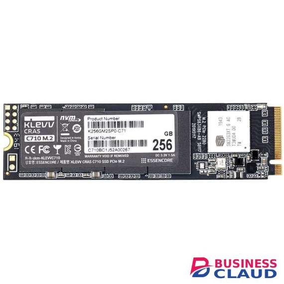 Klevv CRAS C710 M.2 PCIe Gen 3*4 NVMe 2280 256GB Internal solid state drive