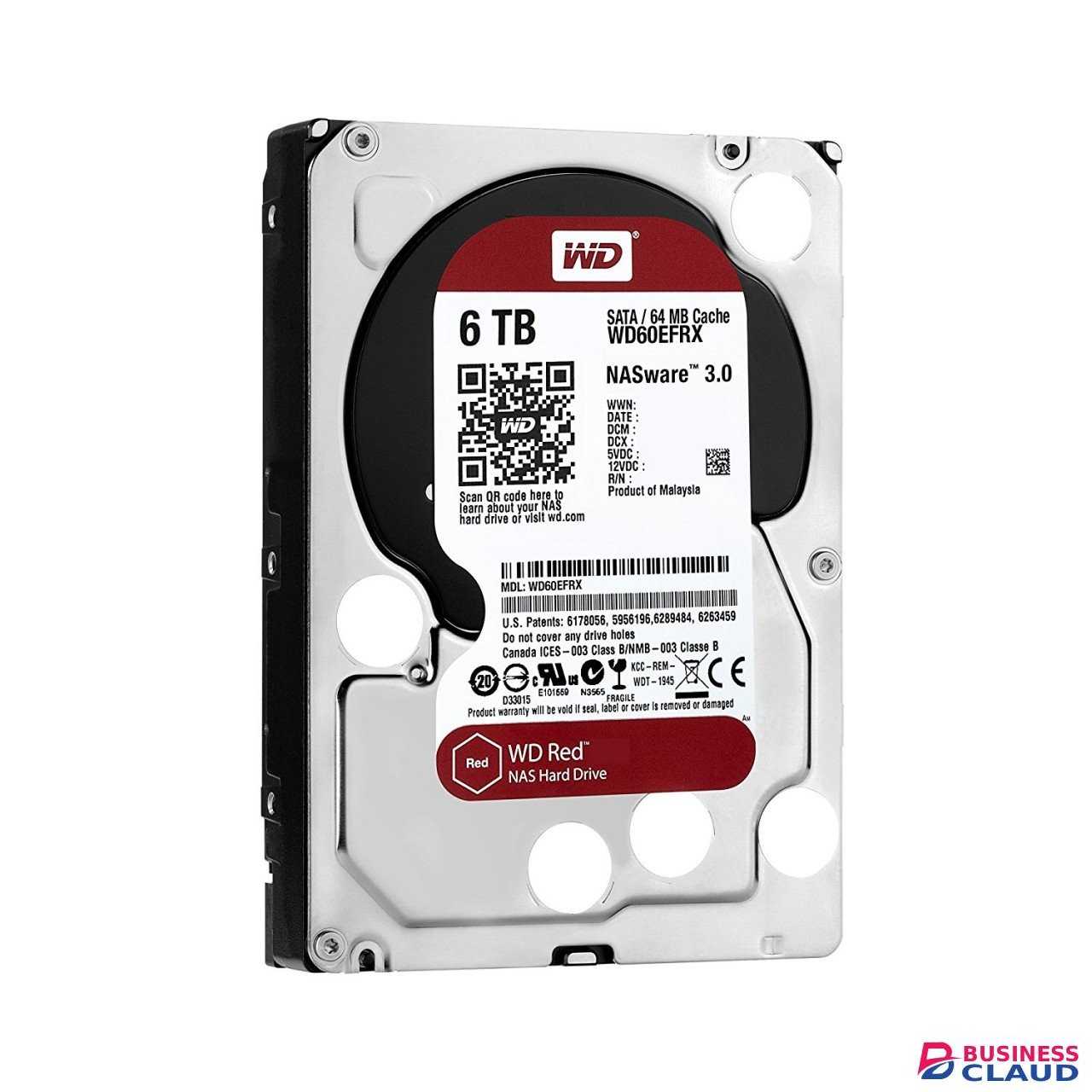 Western Digital 6TB Red SATA NAS Hard Disk Drive