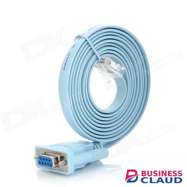 RJ45 to serial 9 pin console cable