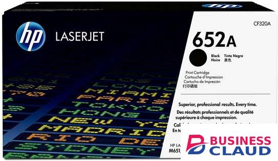 HP CF320A 652A Black LaserJet Toner Cartridge