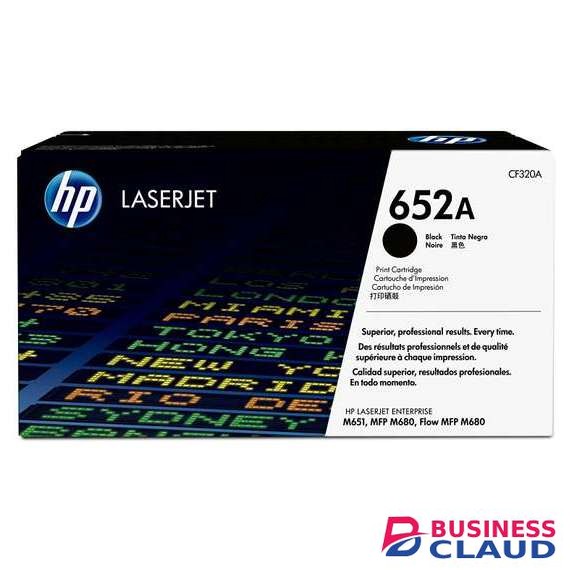 HP CF320A 652A Black LaserJet Toner Cartridge