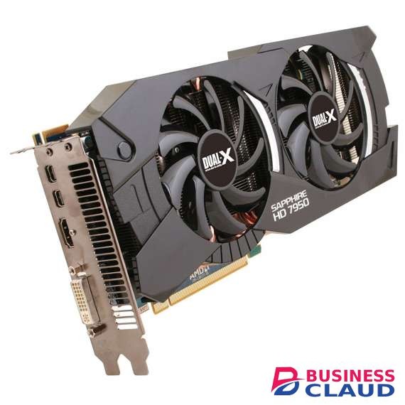 Sapphire Radeon Dual x 7950 3gb Graphics Card