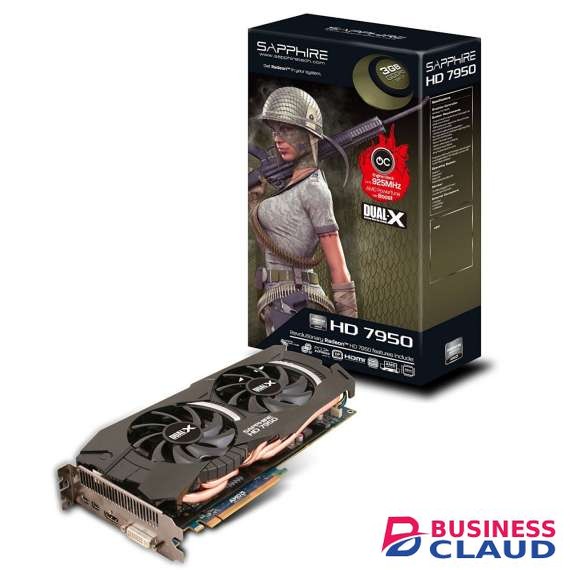 Sapphire Radeon Dual x 7950 3gb Graphics Card