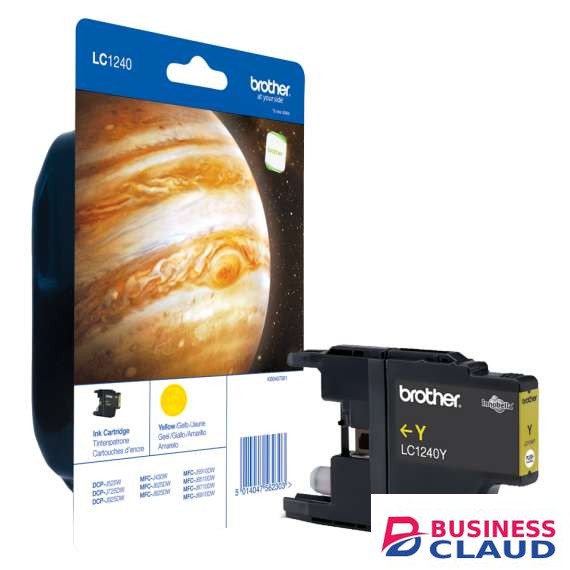 Brother LC1240Y Yellow Ink Cartridge