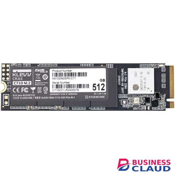 Klevv CRAS C710 M.2 PCIe Gen 3*4 NVMe 2280 512GB Internal Solid State Drive