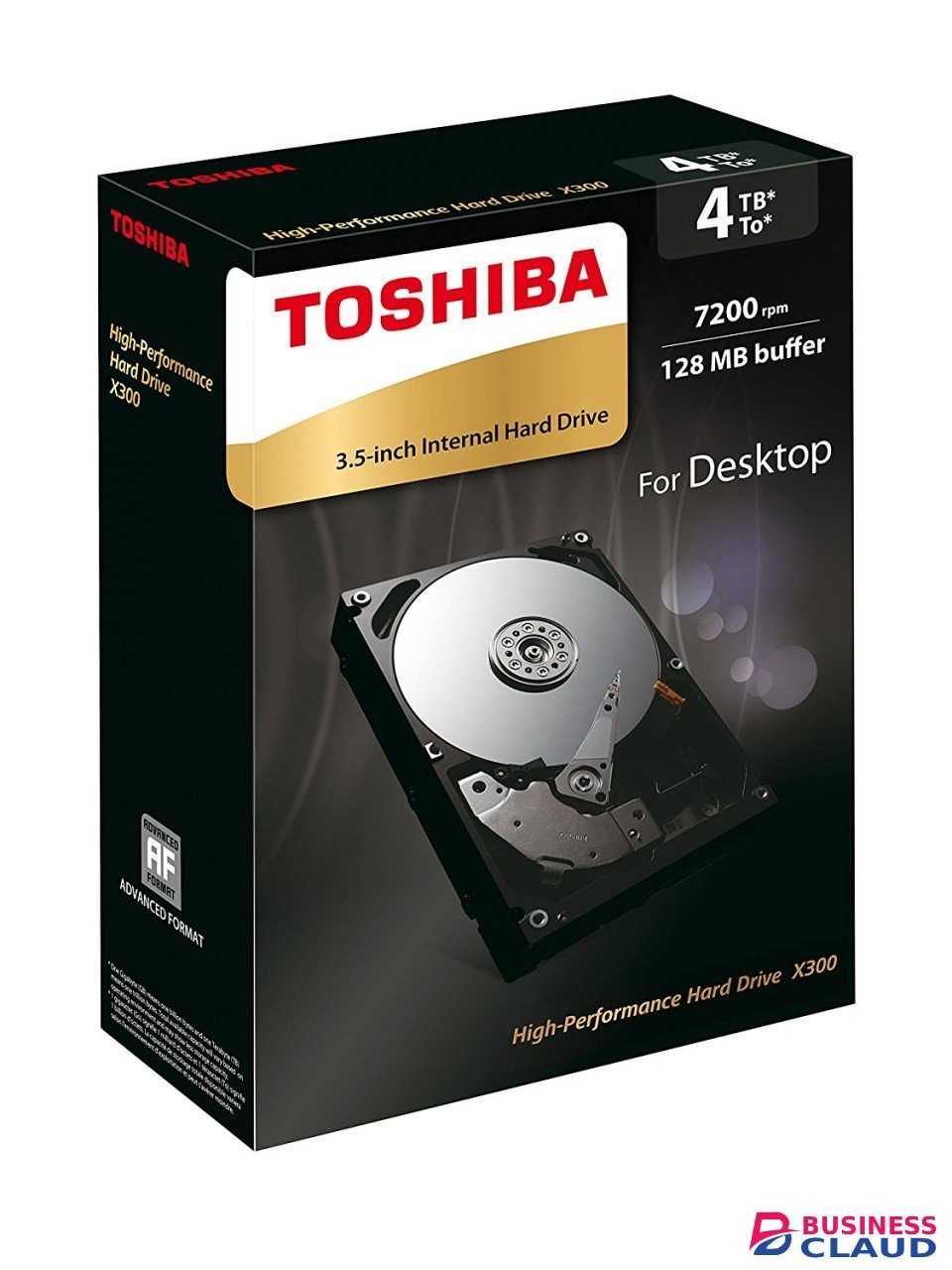 Toshiba X300 4TB 7200RPM 128MB 3.5 Inch Internal Hard Drive