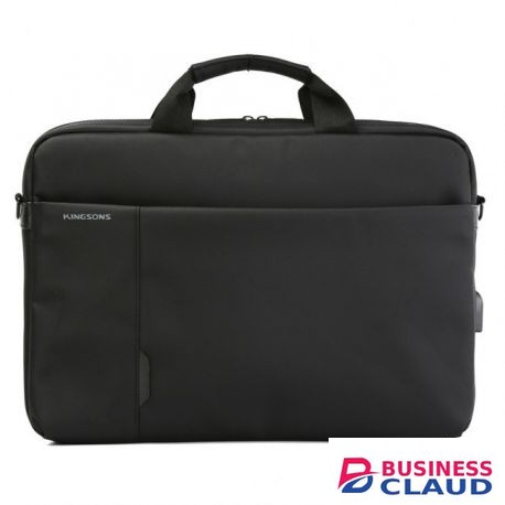 Kingsons KB K9008W-BK 15.6" Charged Series Smart Shoulder Bag
