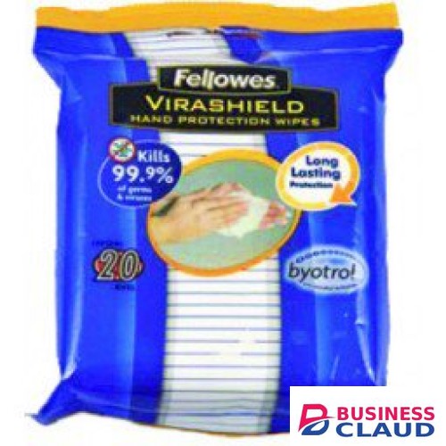 Fellowes V/Shield Pk 010-100-1101 Hand Wipes