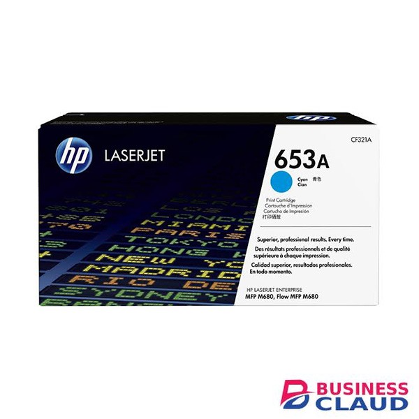 HP 653A (CF321A) Cyan Original LaserJet Toner Cartridge