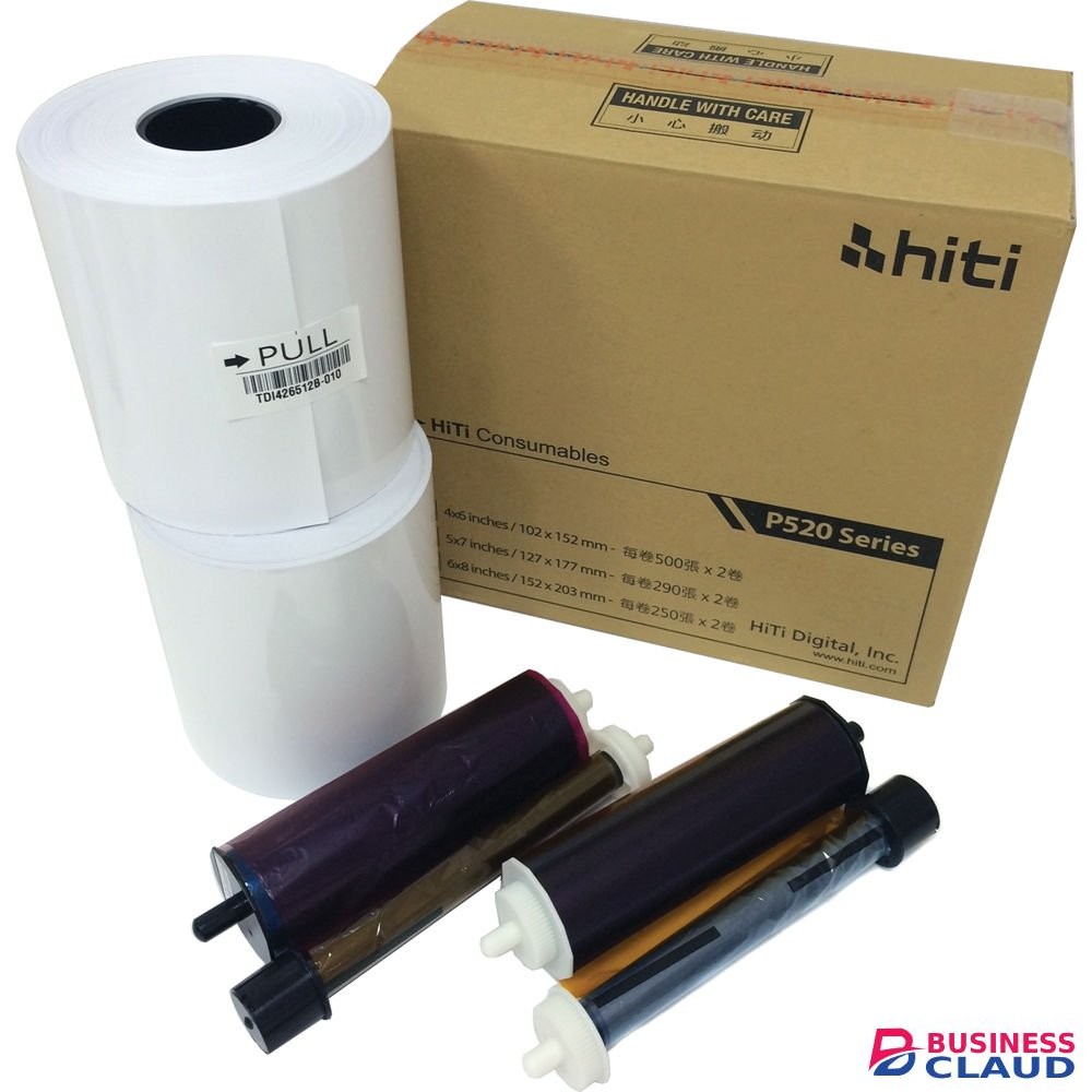HiTi P520 Printer 5"x 7"Paper & Ribbon Kit