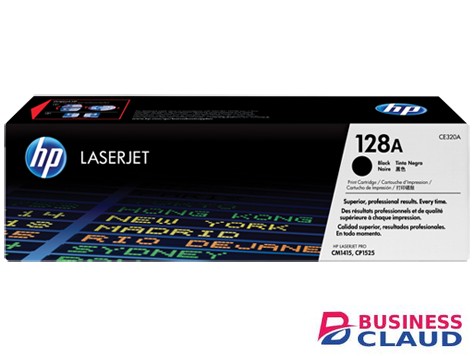 HP 128A Black Original LaserJet Toner Cartridge (CE320A)