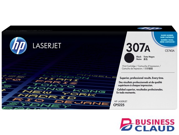 HP CE740A 307A Black LaserJet Toner Cartridge