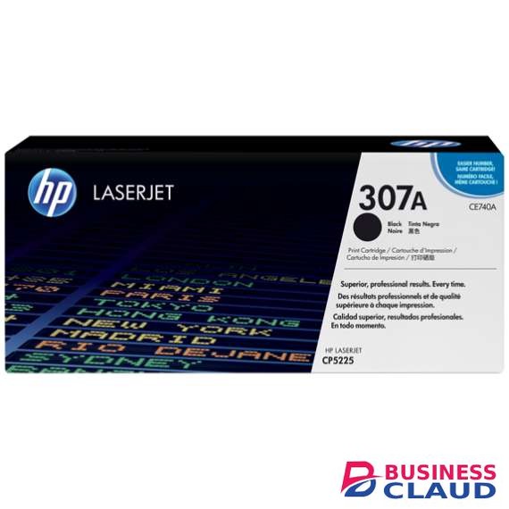 HP CE740A 307A Black LaserJet Toner Cartridge