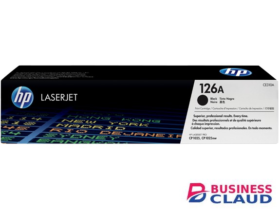 HP CE310A 126A Black LaserJet Toner Cartridge