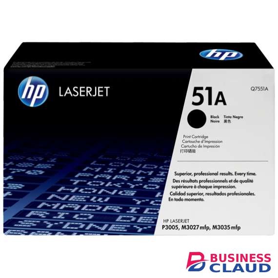HP Q7551A 51A Black Toner Cartridge
