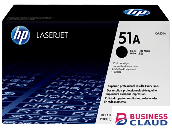 HP Q7551A 51A Black Toner Cartridge