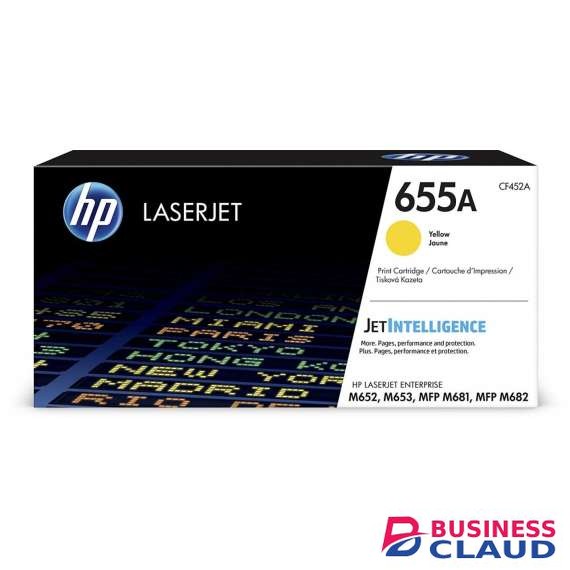 HP CF452A 655A Yellow LaserJet Toner Cartridge
