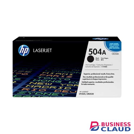 HP CE250A 504A Black LaserJet Toner Cartridge