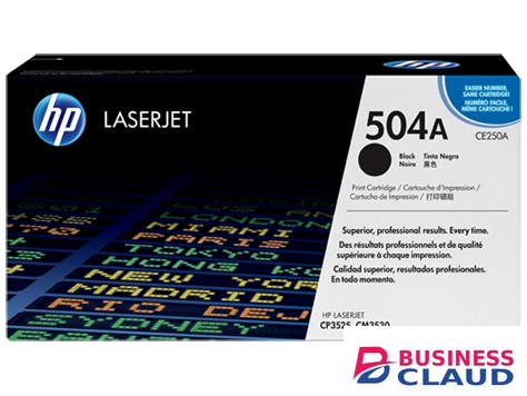HP CE250A 504A Black LaserJet Toner Cartridge