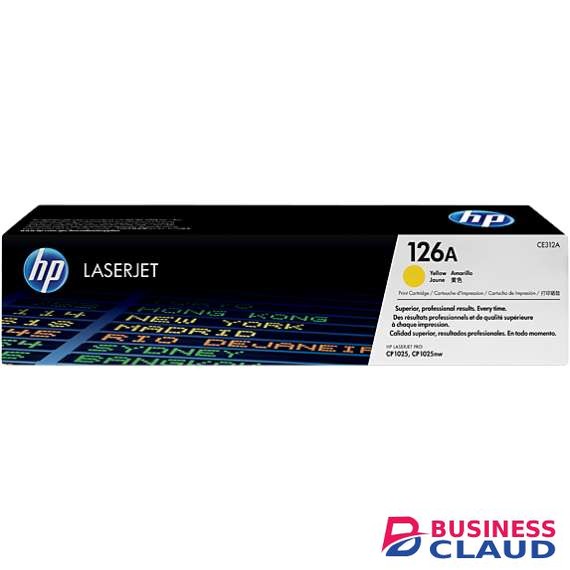 HP CE312A 126A Yellow LaserJet Toner Cartridge