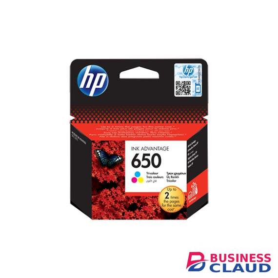 HP 650 Tri-color Original Ink Advantage Cartridge