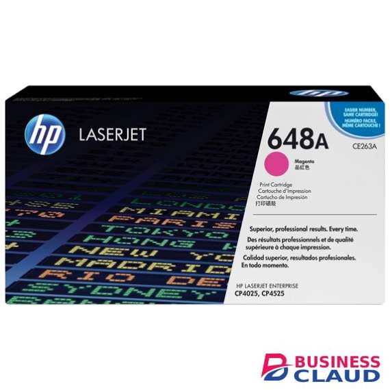 HP CE263A 648A Magenta Toner Cartridge