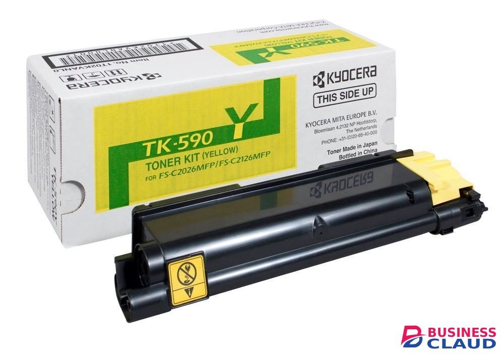 Kyocera TK-590Y Yellow Toner Cartridge