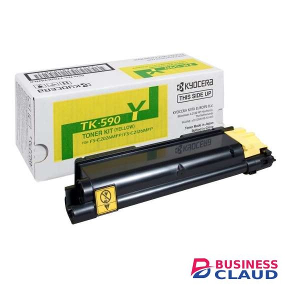 Kyocera TK-590Y Yellow Toner Cartridge