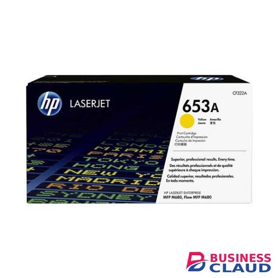 HP 653A (CF322A) Yellow Original LaserJet Toner Cartridge