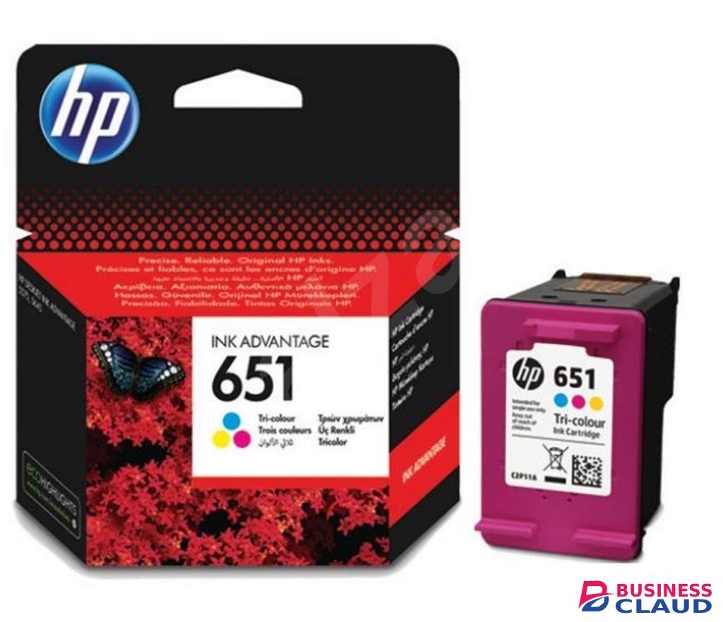 HP 651 Tricolor Original Ink Advantage Cartridge