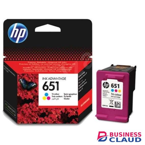 HP 651 Tricolor Original Ink Advantage Cartridge