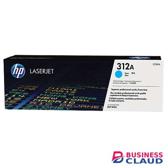 HP CF381A 312A Cyan LaserJet Toner Cartridge