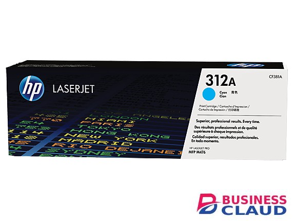 HP CF381A 312A Cyan LaserJet Toner Cartridge