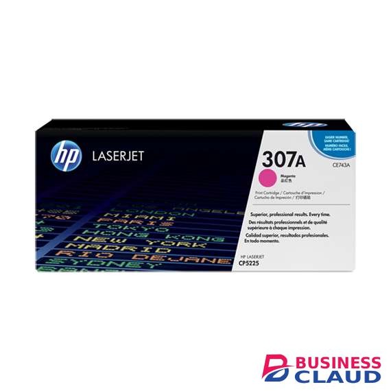 HP CE743A 307A Magenta LaserJet Toner Cartridge